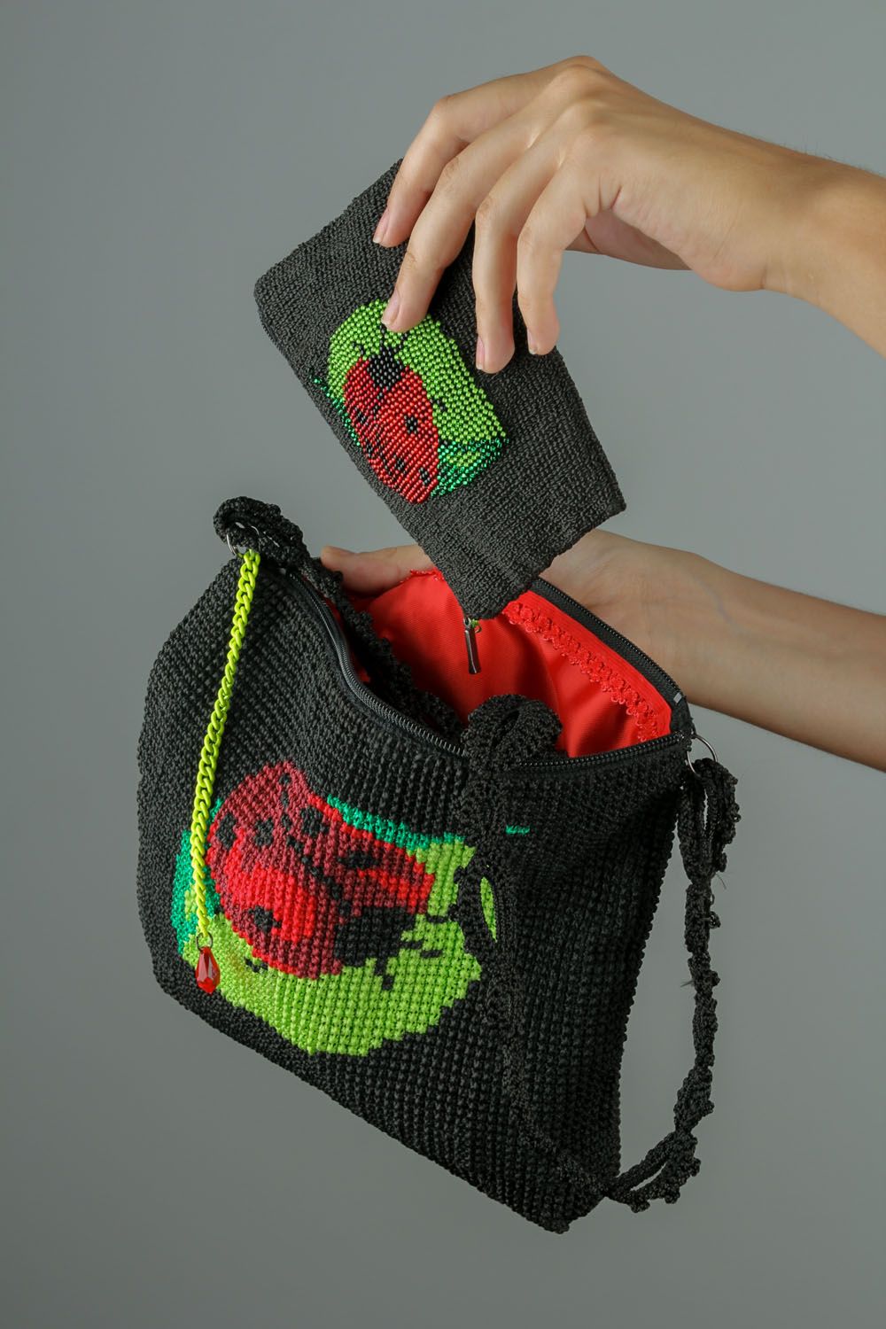 Crochet bag and wallet photo 5