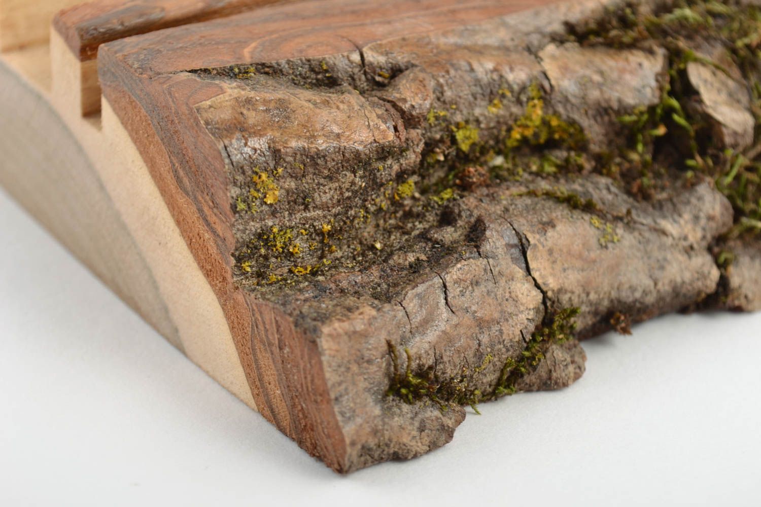 Sujetador para tablet ecológico de madera artesanal original accesorio bonito foto 3