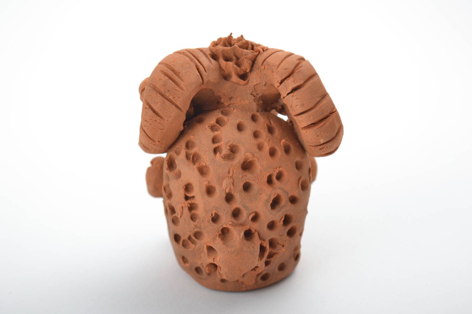 Handmade statuette designer figurine clay figurine unusual souvenir decor ideas photo 4