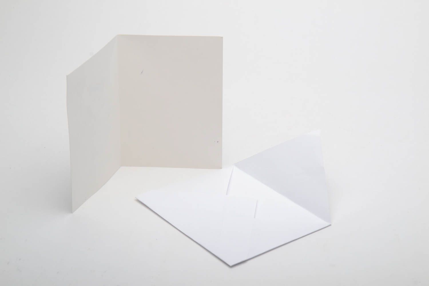 Carte de voeux avec enveloppe faite main photo 4