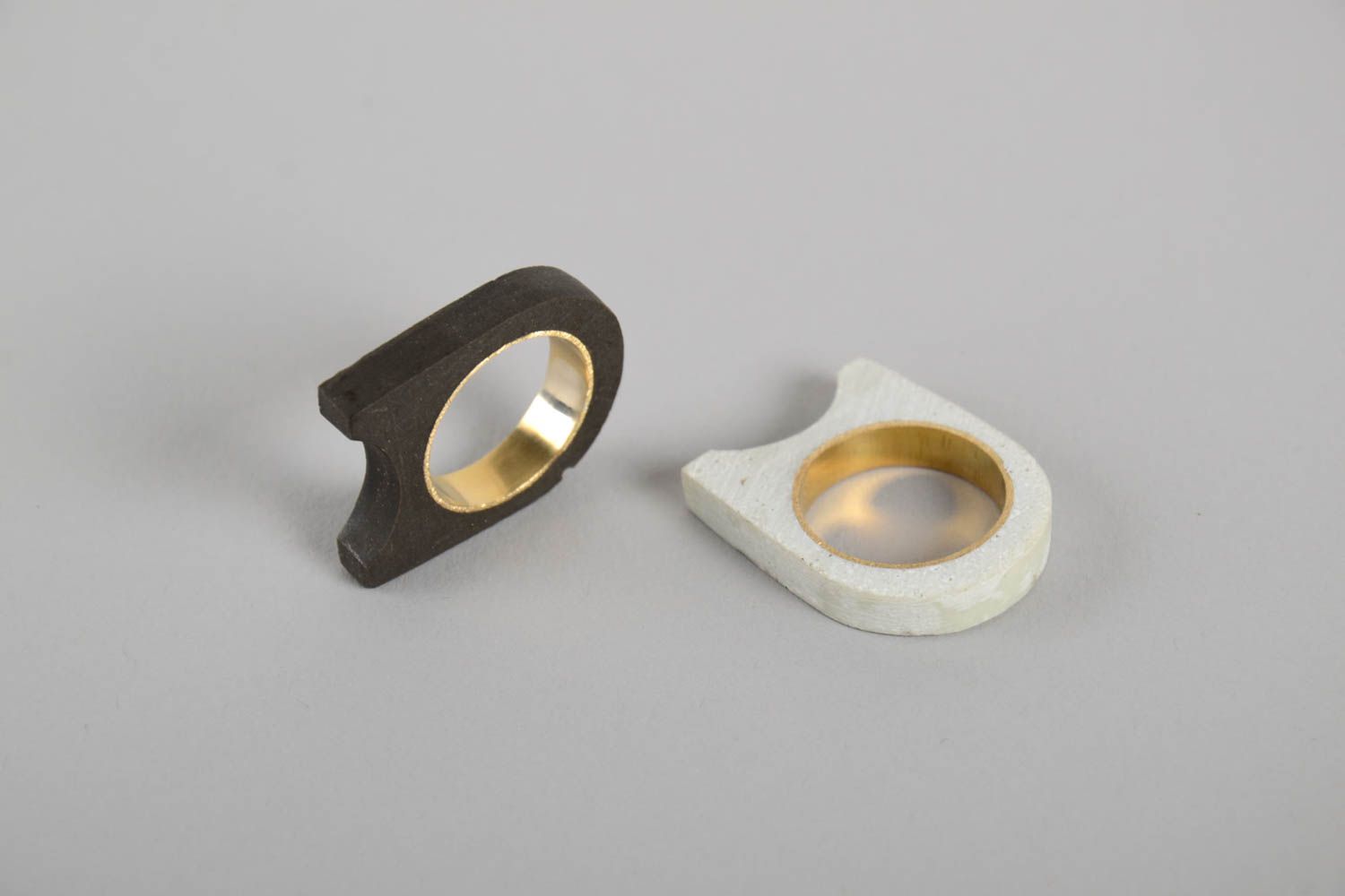 Handmade Damen Ringe aus Messing Designer Schmuck Accessoires für Frauen foto 5