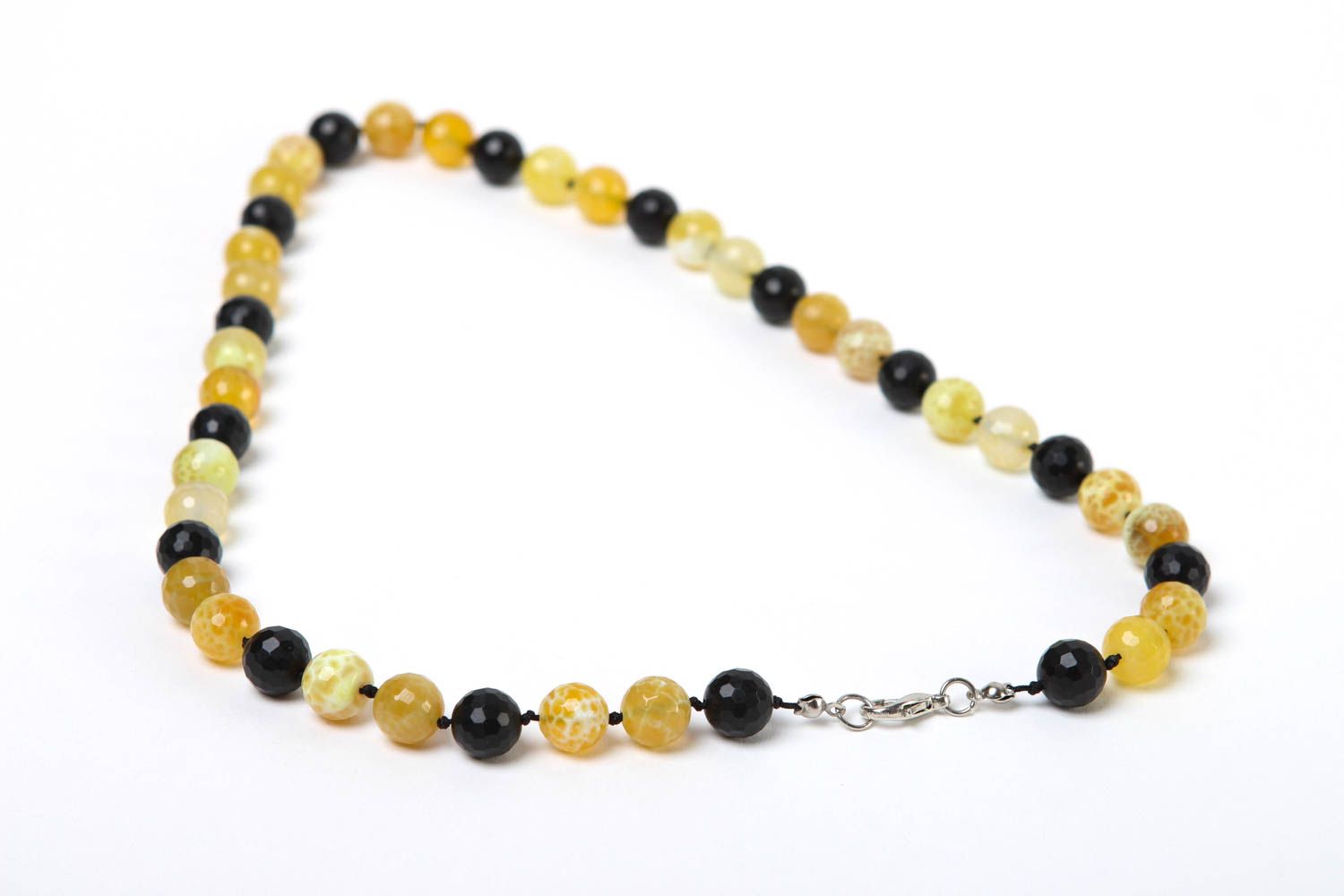Bead necklace gemstone jewelry handmade necklace fashion accessories for women photo 4