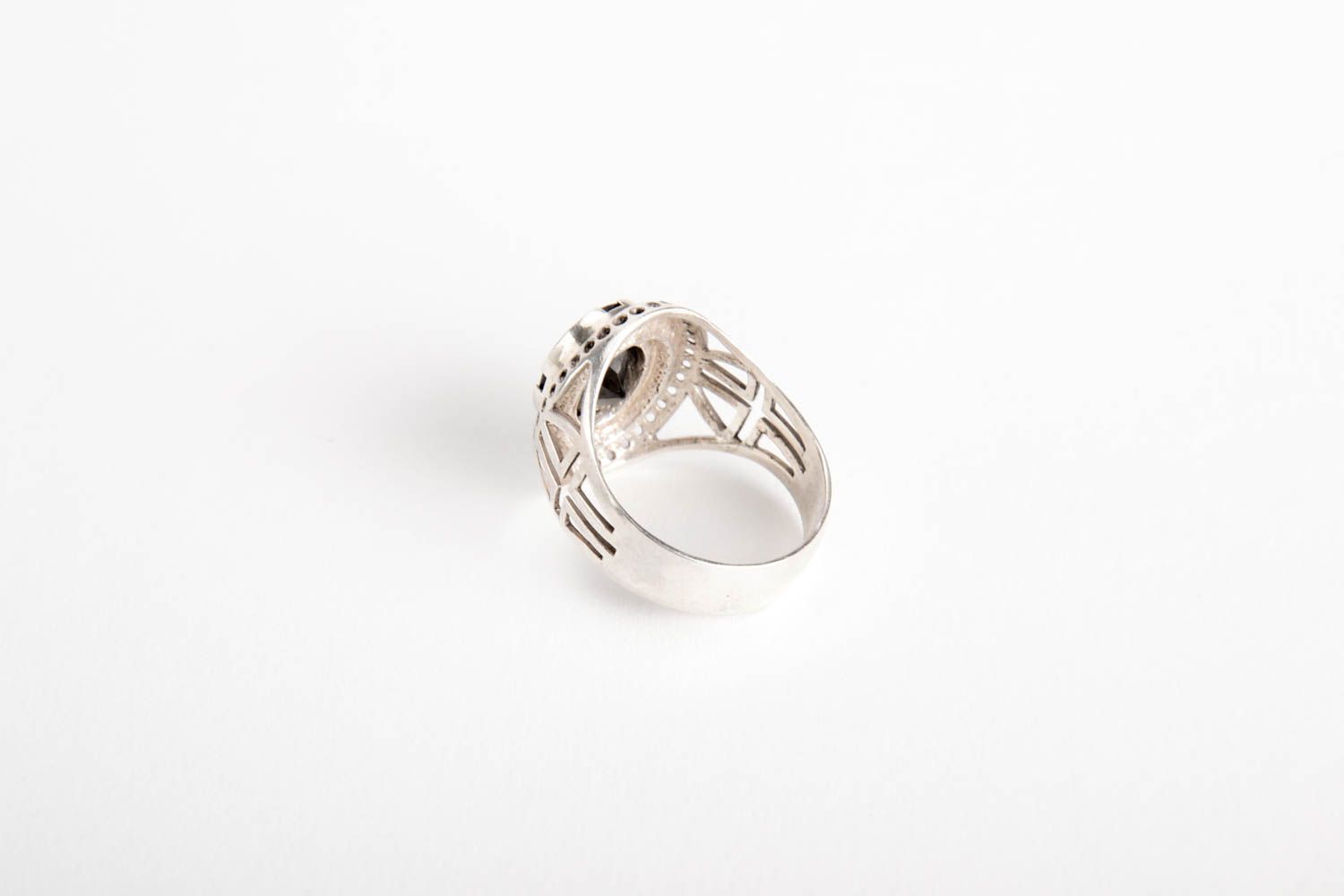Handmade designer ring stylish unusual ring silver jewelry for men gift photo 3