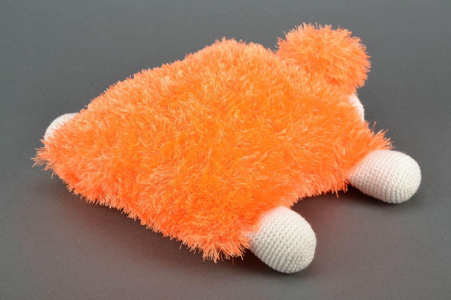 Sofakissen oder Kinder Schlafkissen Kuscheltier Schaf in Orange  foto 4