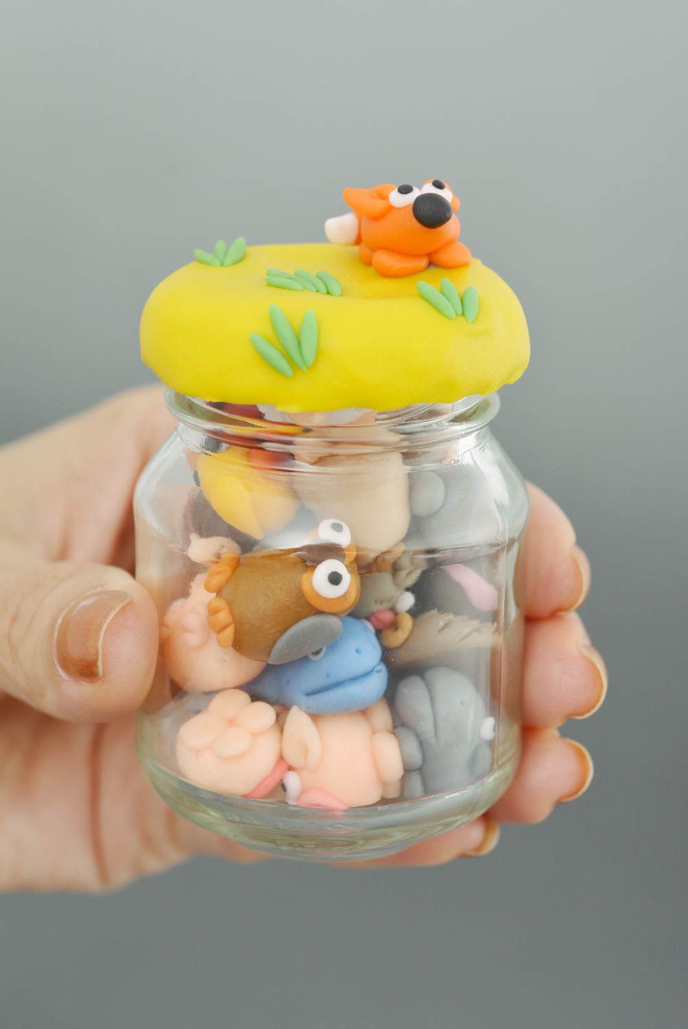 Handmade Figuren Set schöne Spielzeuge Deko Tiere Geschenk Idee 30 Stück Zoo foto 4