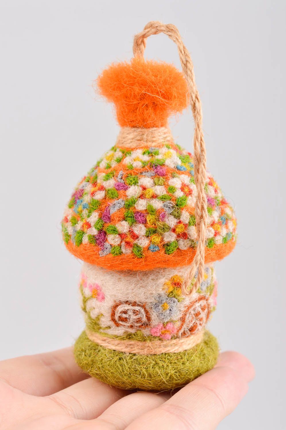 Juguete artesanal decorativo peluche para niños de lana regalo original  foto 4