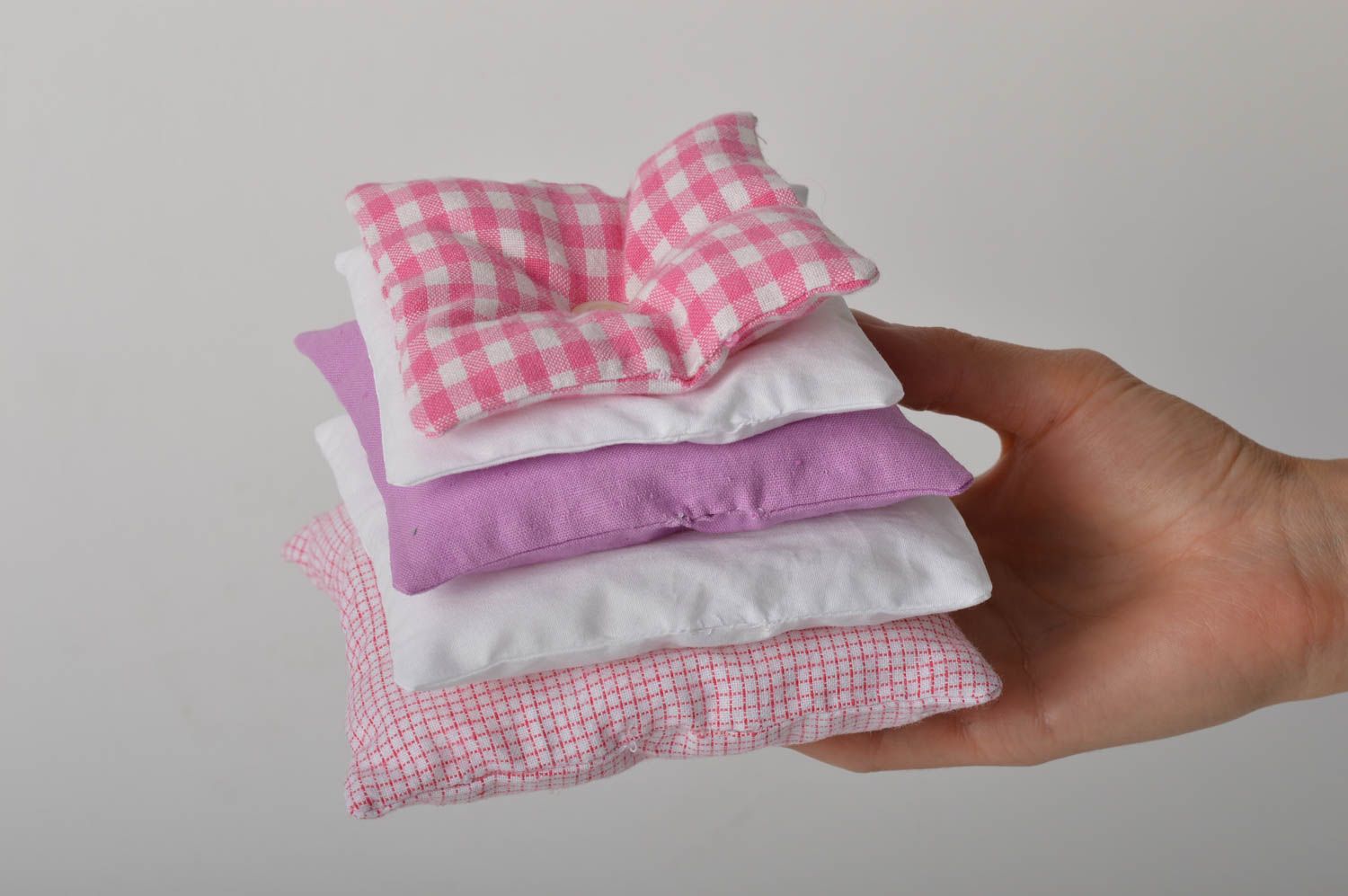 Juguete artesanal de tela de algodón almohada de peluche regalo original  foto 5