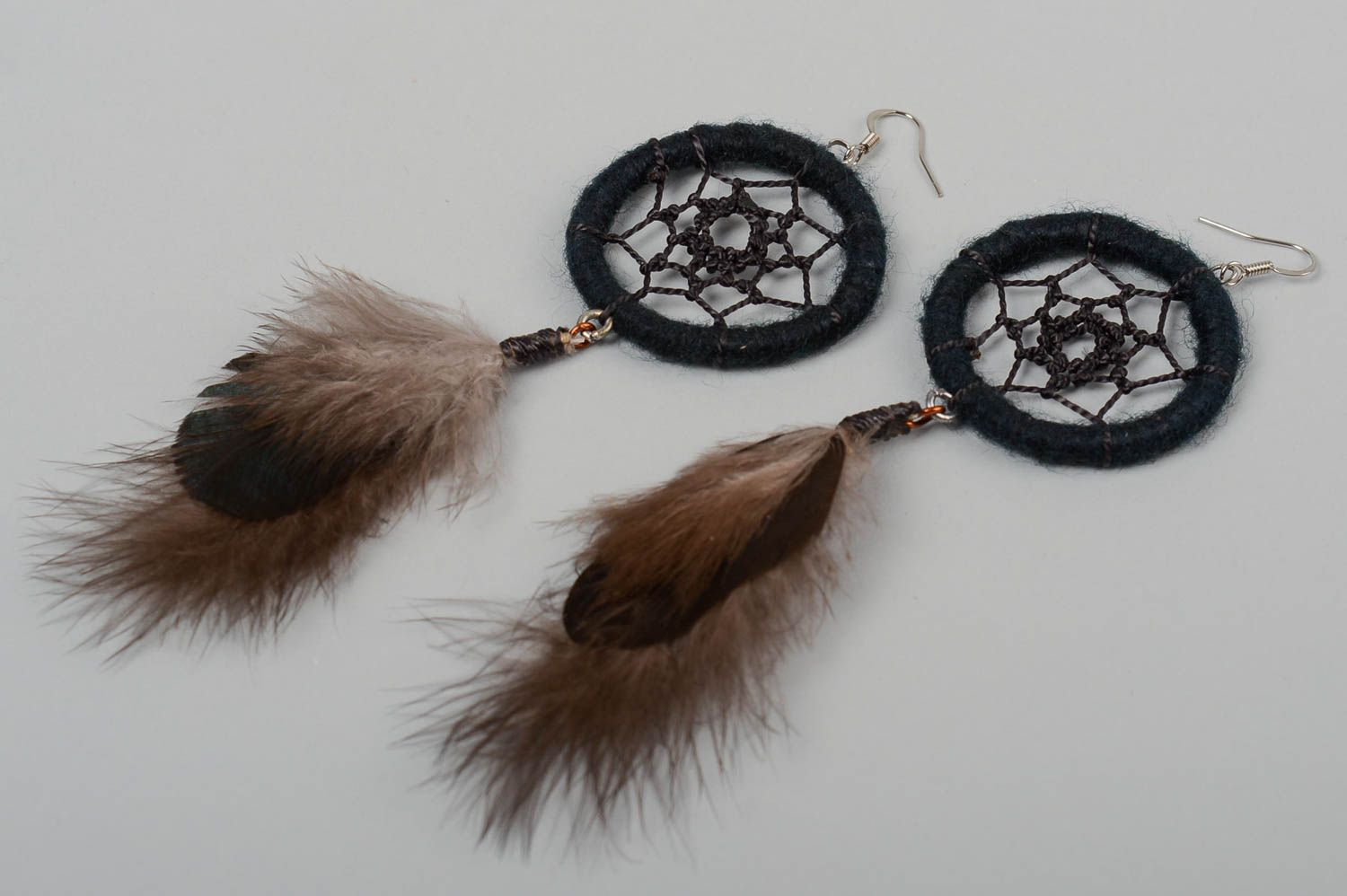 Handmade earrings dreamcatcher earrings for women designer accessories photo 5