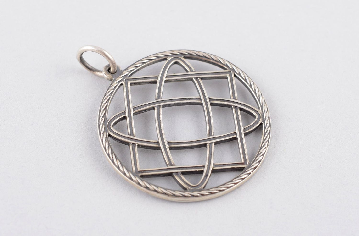 Bronze pendant for women handmade bronze accessories metal jewelry metal pendant photo 1