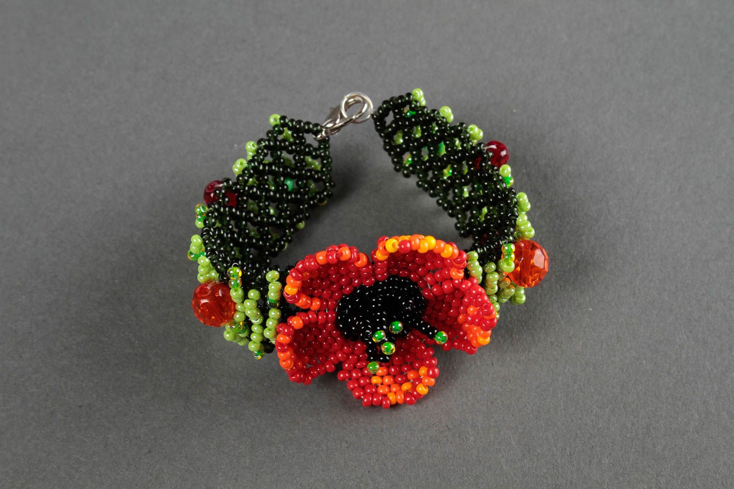 Designer seed beads bracelet handmade beaded bracelet stylish jewelry for women photo 2
