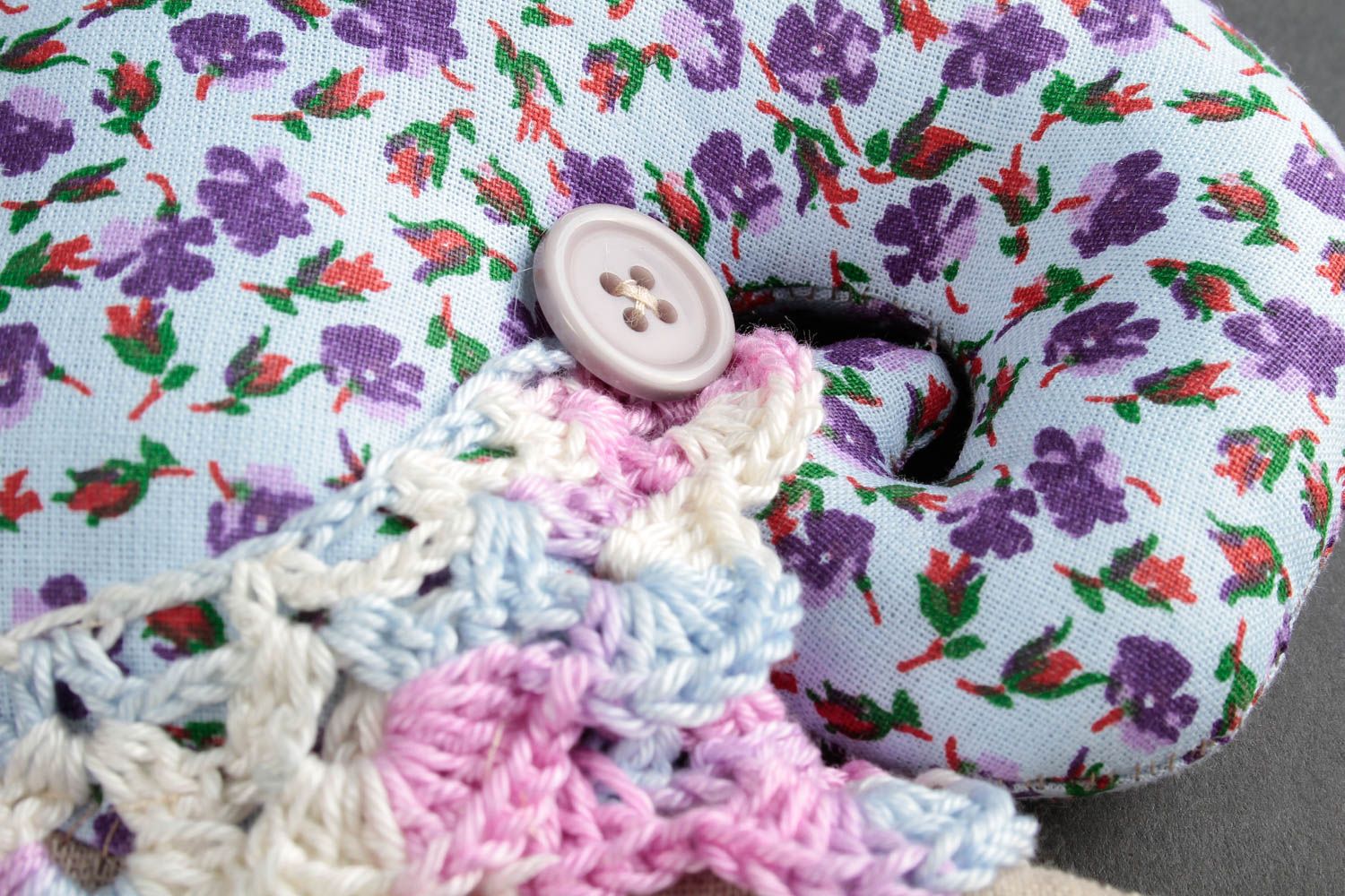 Blumiges Kuscheltier Schnecke handmade Stoff Spielzeug Geschenk für Kinder  foto 5