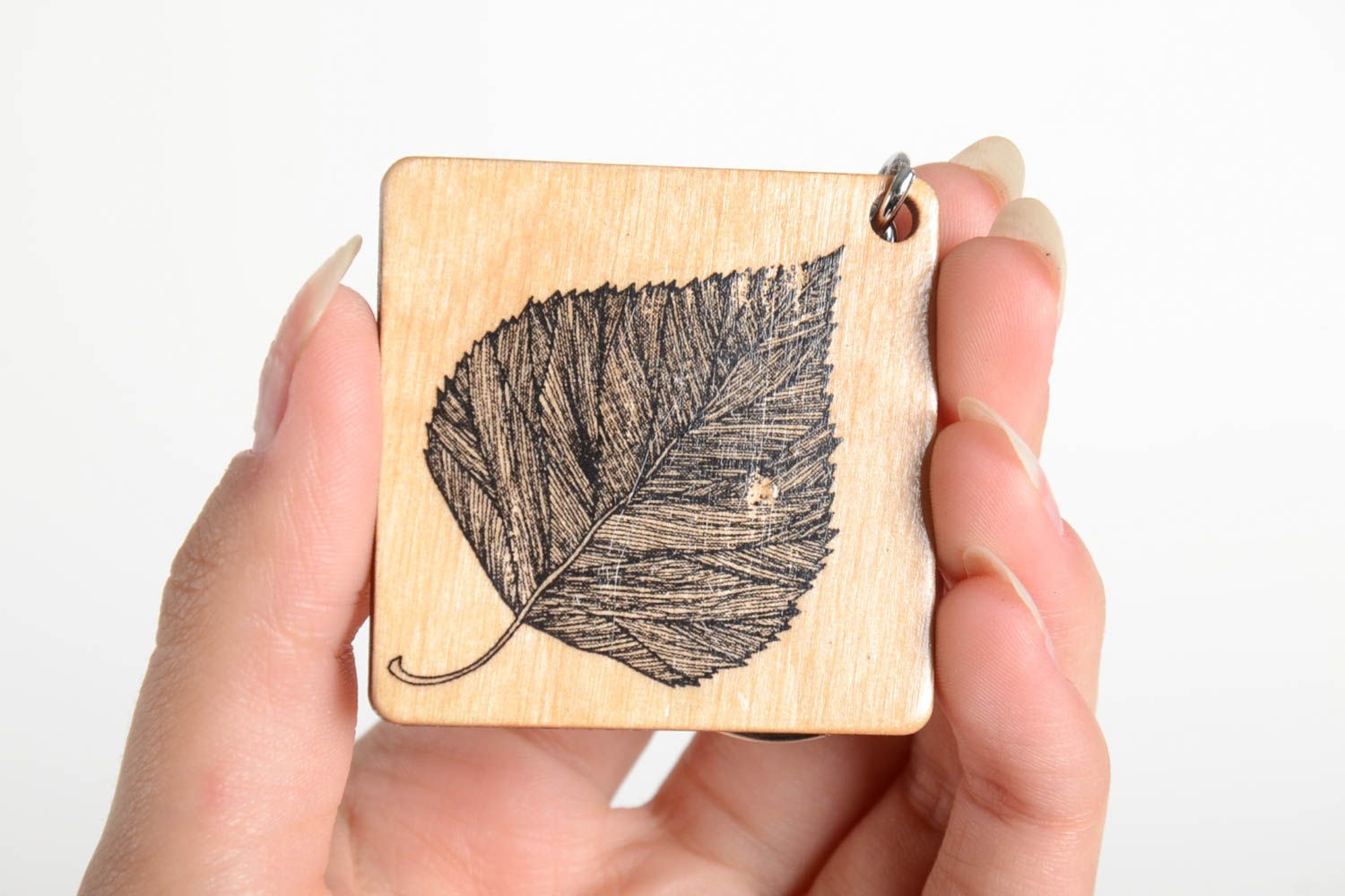 Handmade keychain unusual accessory gift ideas wooden souvenir handmade gift photo 2