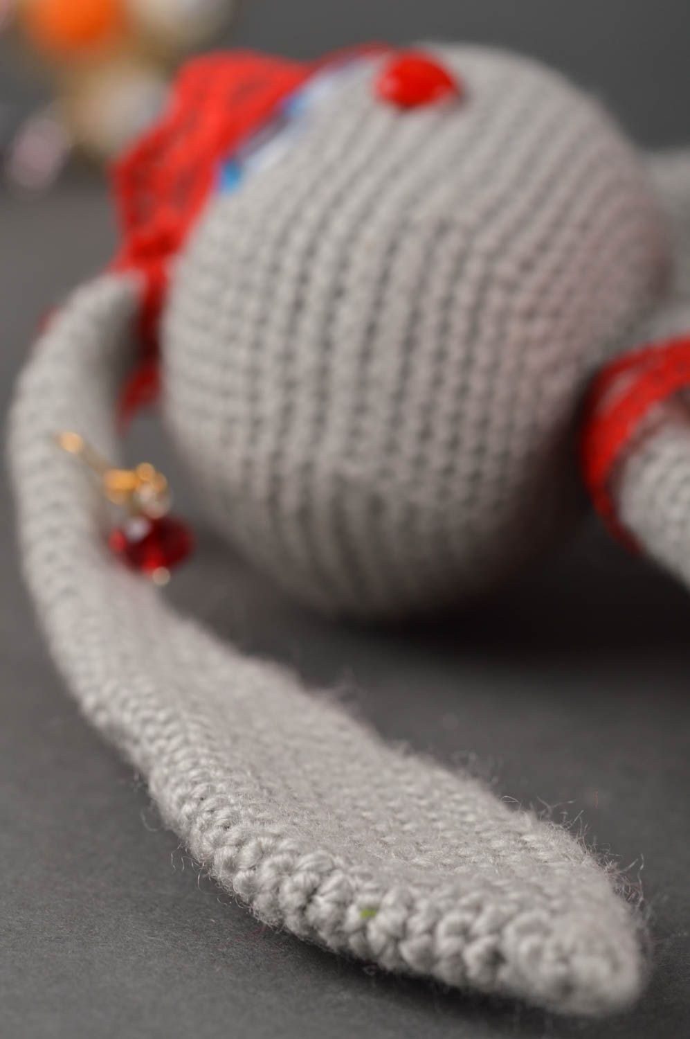 Игрушка ручной работы интерьерная игрушка в виде зайчика декор для дома фото 5