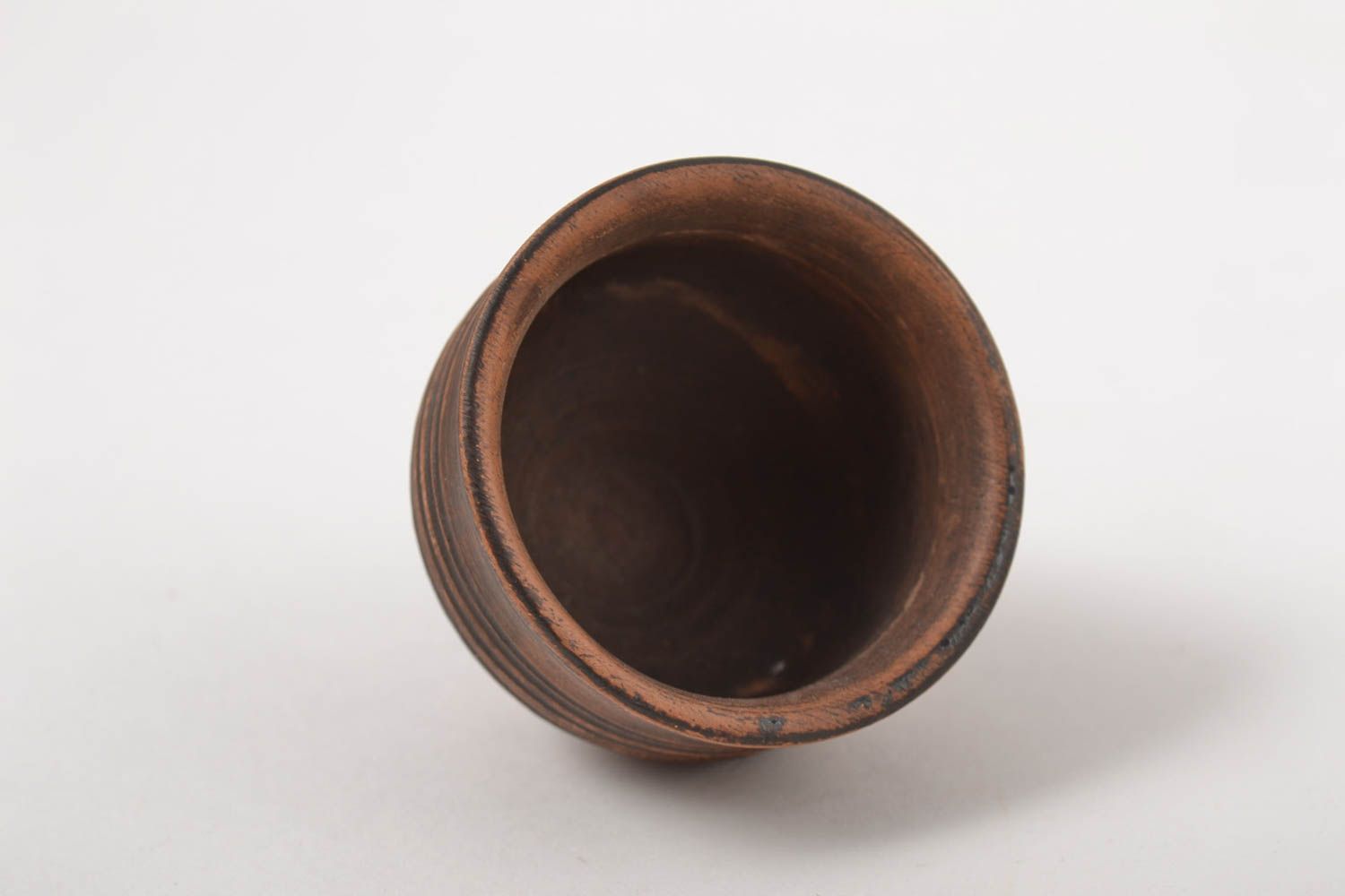 Pinnchen Schnaps handmade Schnapsglas Keramik ungewöhnlich Geschirr aus ton foto 3