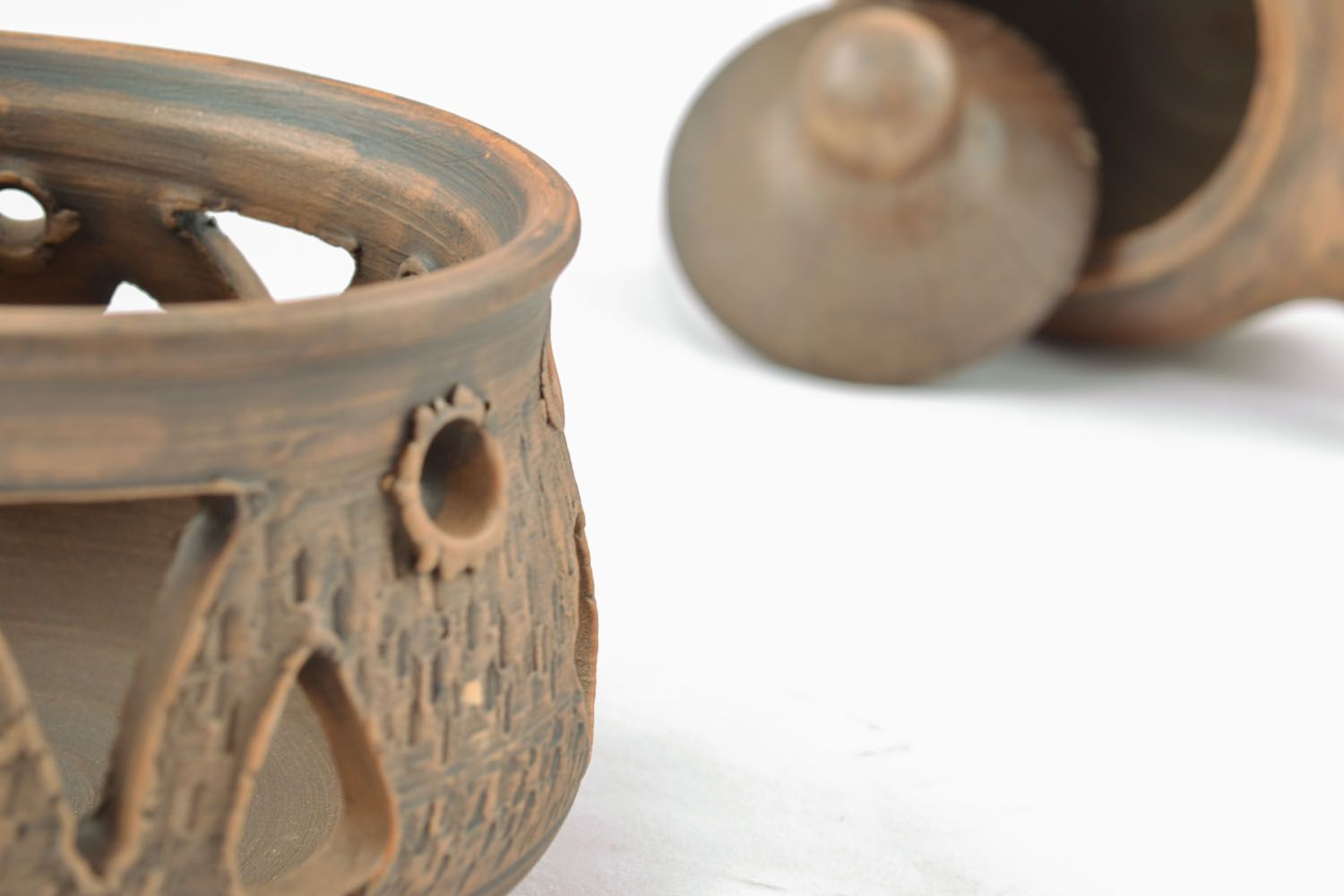 Handmade ceramic teapot photo 4