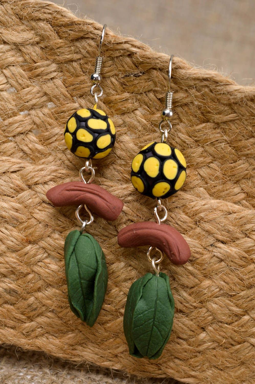 Handmade bright designer earrings stylish cute earrings stylish jewelry photo 1