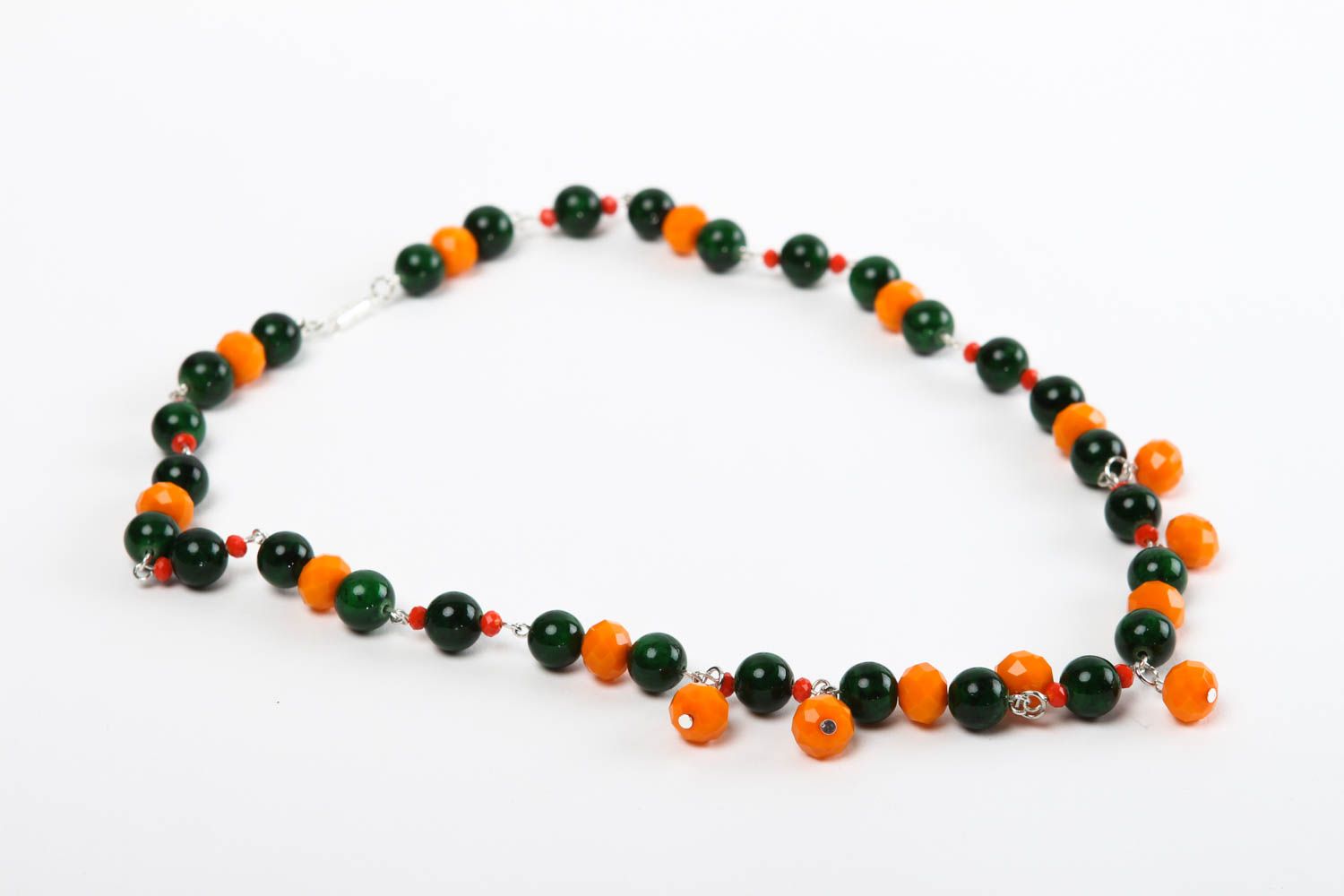 Handmade necklace beaded necklace gemstone jewelry womens accessories photo 2