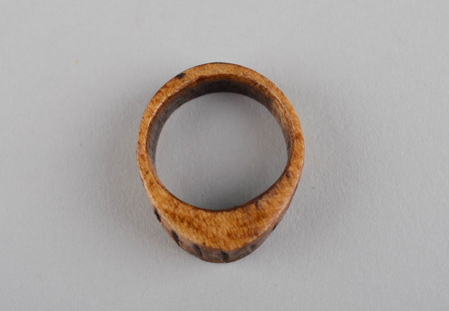 Unusual handmade wooden ring fashion accessories wood craft gifts for her photo 8