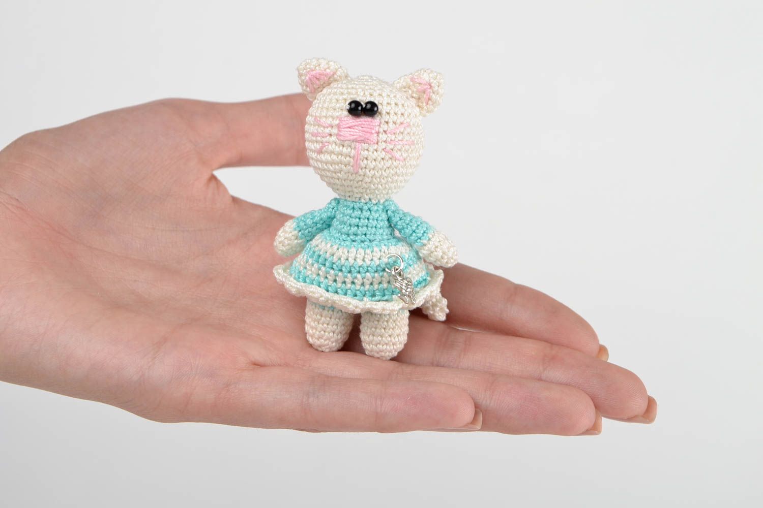 Juguete de peluche artesanal animalito tejido a crochet regalo para niños foto 2