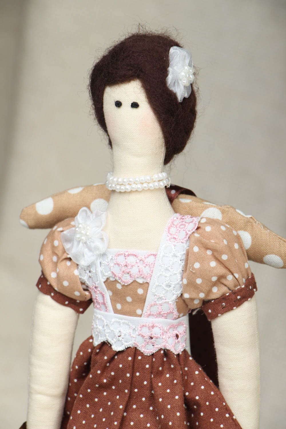 Handmade soft doll photo 2