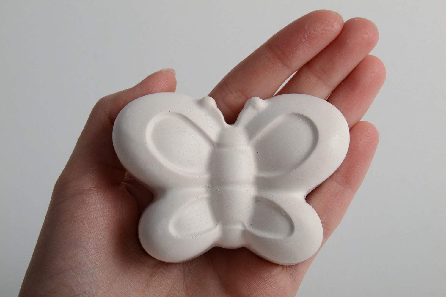Volume handmade unpainted plaster craft blank for decoration Butterfly  photo 5