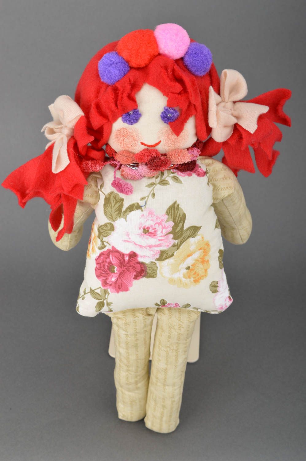 Кукла ручной работы кукла из ткани мягкая кукла оригинальная Малютка красивая фото 2