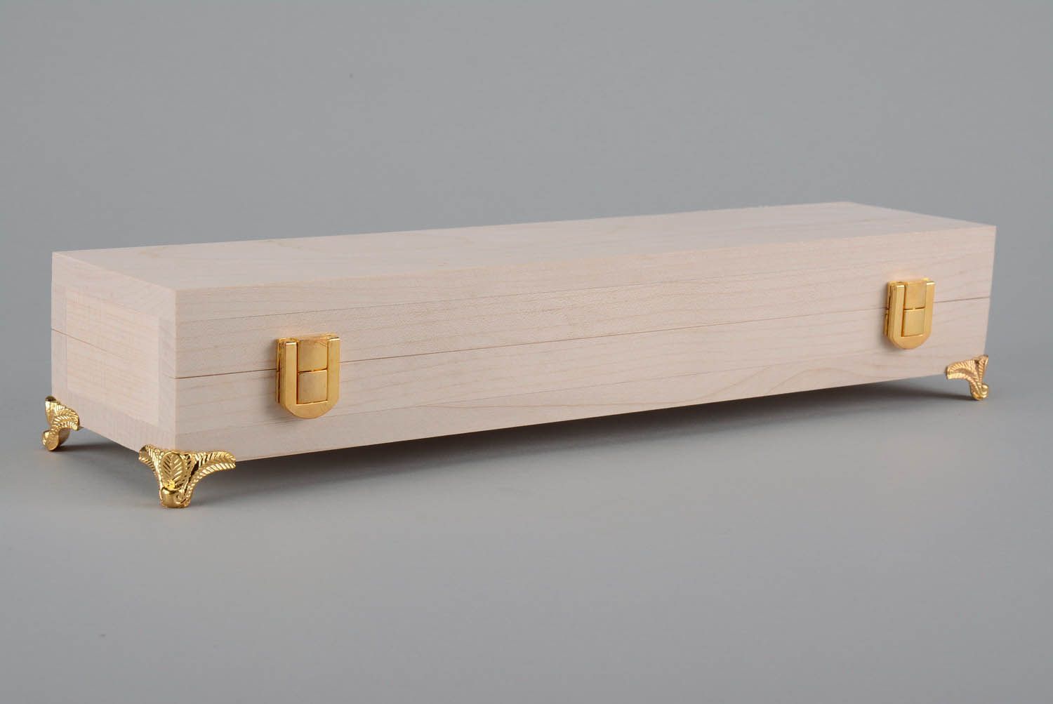 Handmade Roh-Holzschatulle für Bemalen foto 2