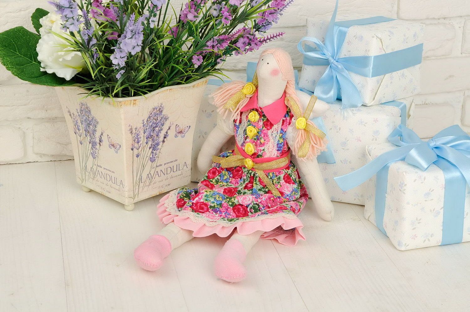 Tilda doll Fairy of roses photo 1