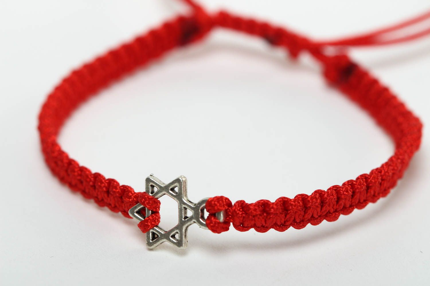 Unusual handmade textile bracelet woven cord bracelet fashion trends gift ideas photo 3