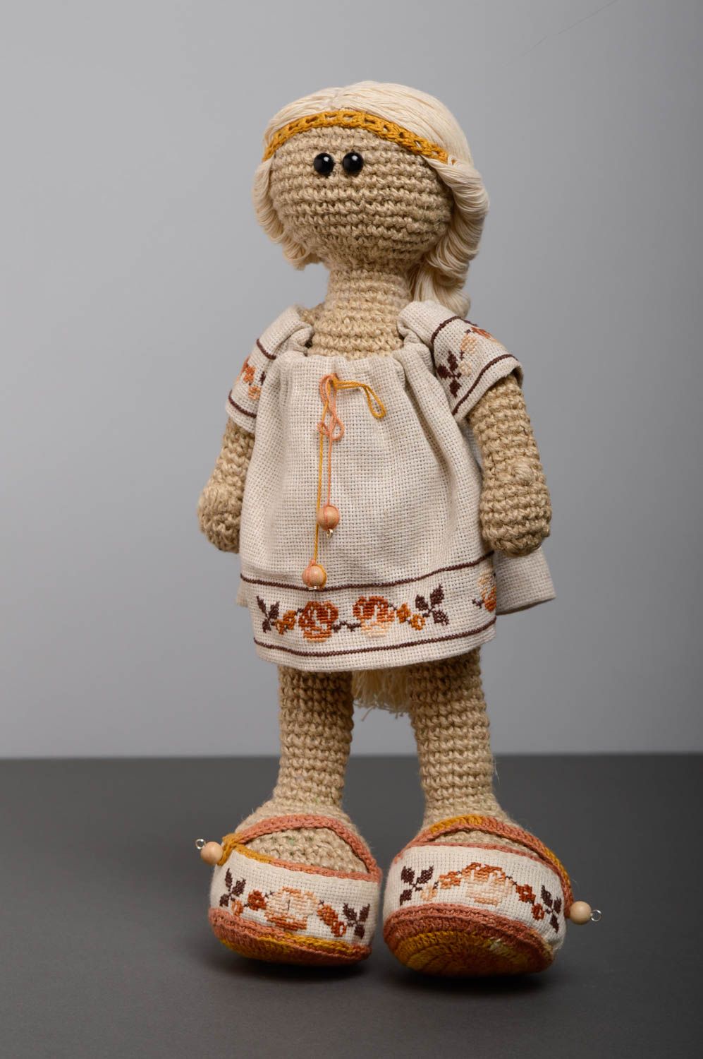 Designer crochet doll photo 1
