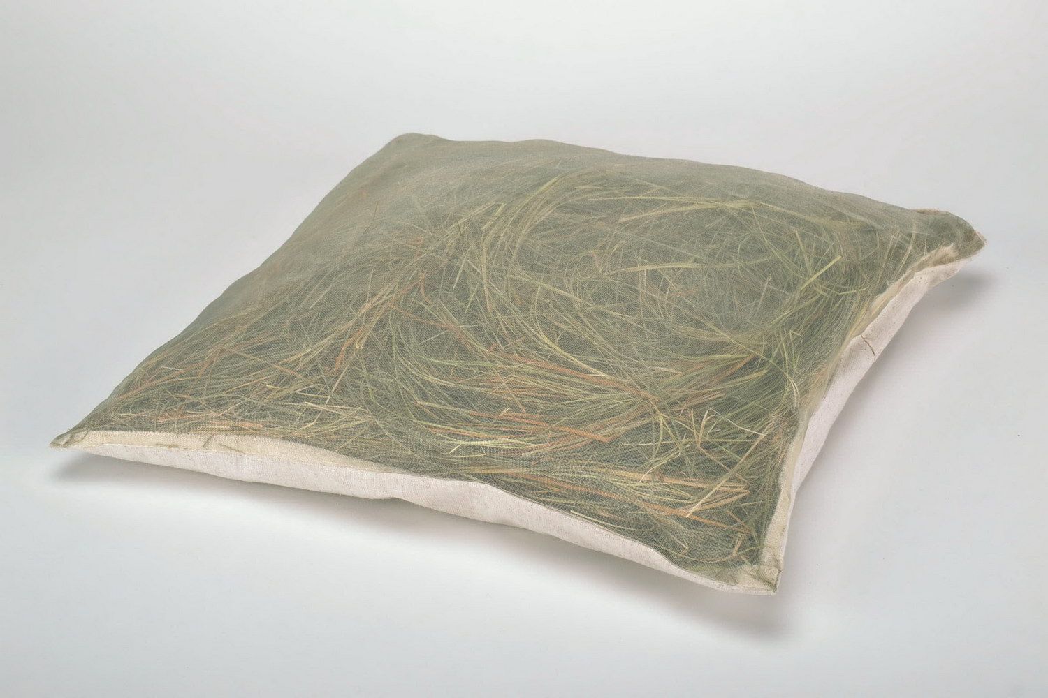 Травяная подушка в хлопковой наволочке фото 2