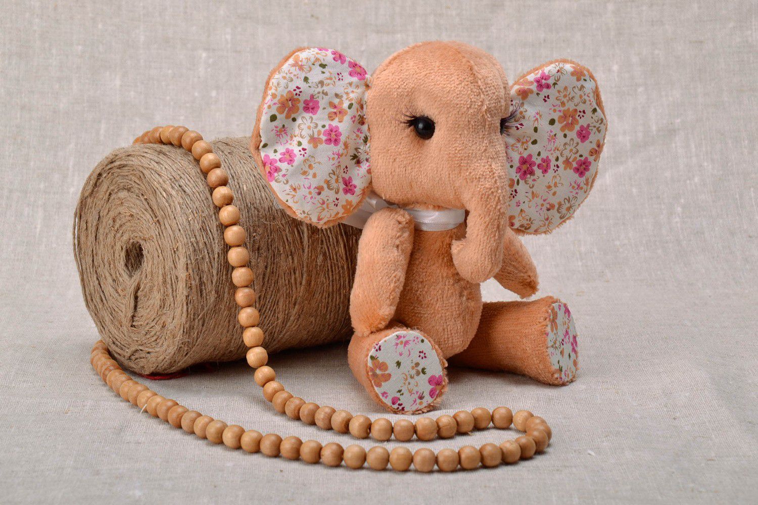 Soft toy Flower elephant photo 5