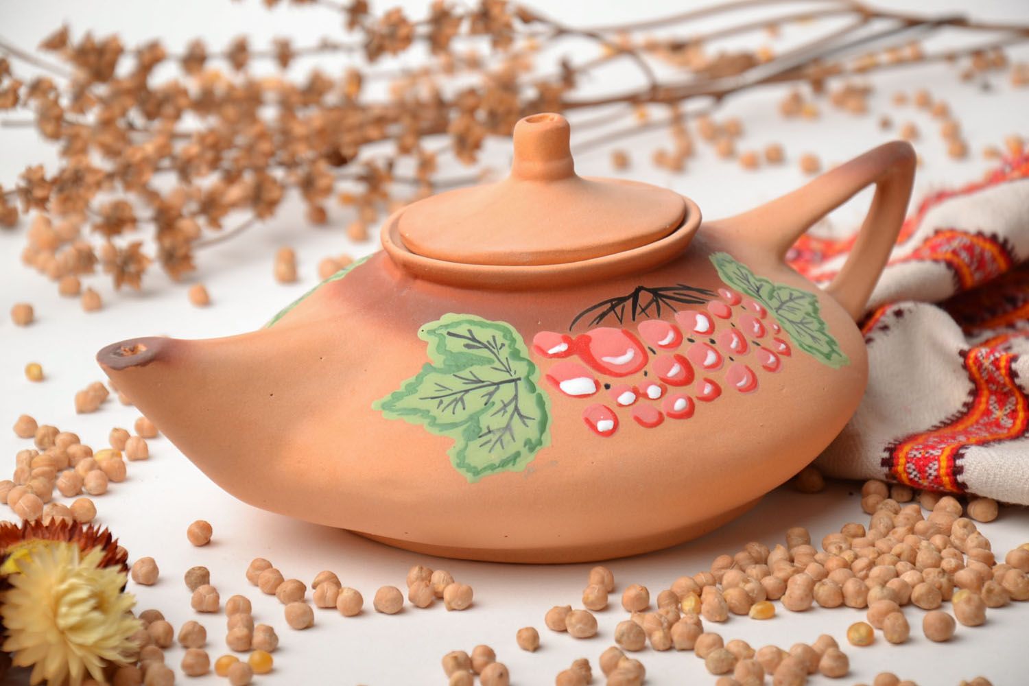 Homemade ceramic teapot photo 1
