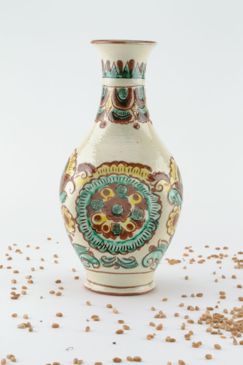 Керамическа ваза для сухоцветов фото 1