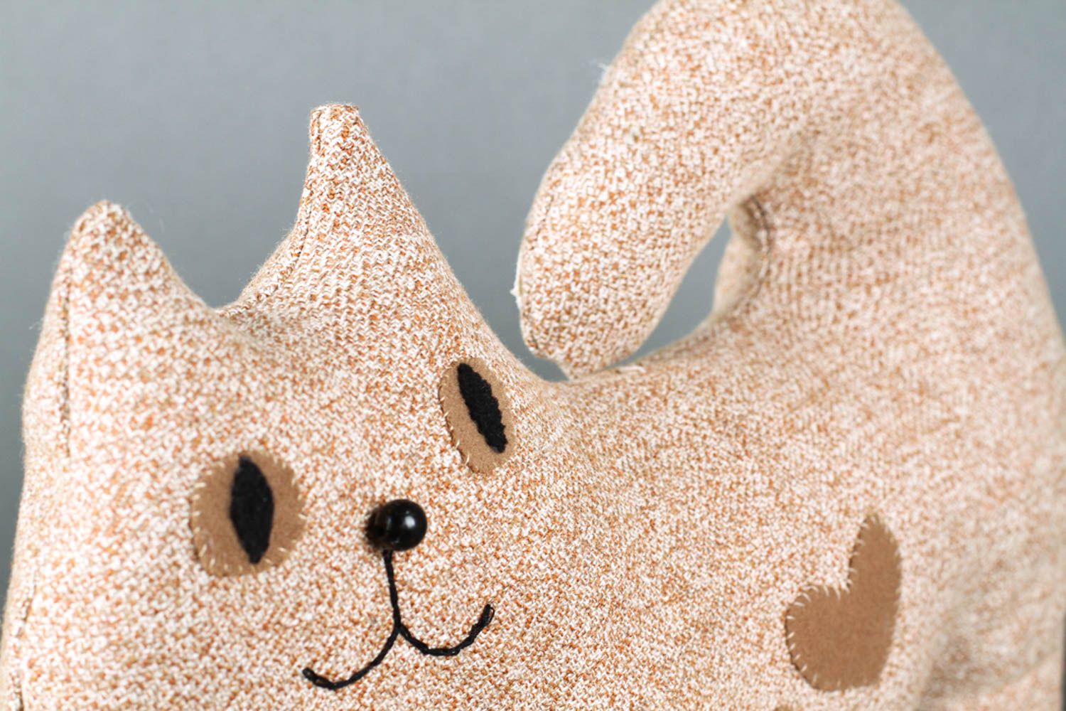 Handmade soft pillow pet stuffed toy for kids home design interior decorating photo 3