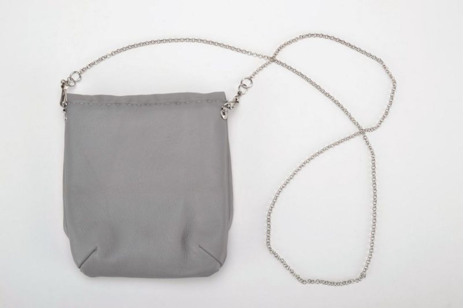 Women's shoulder leather bag photo 4