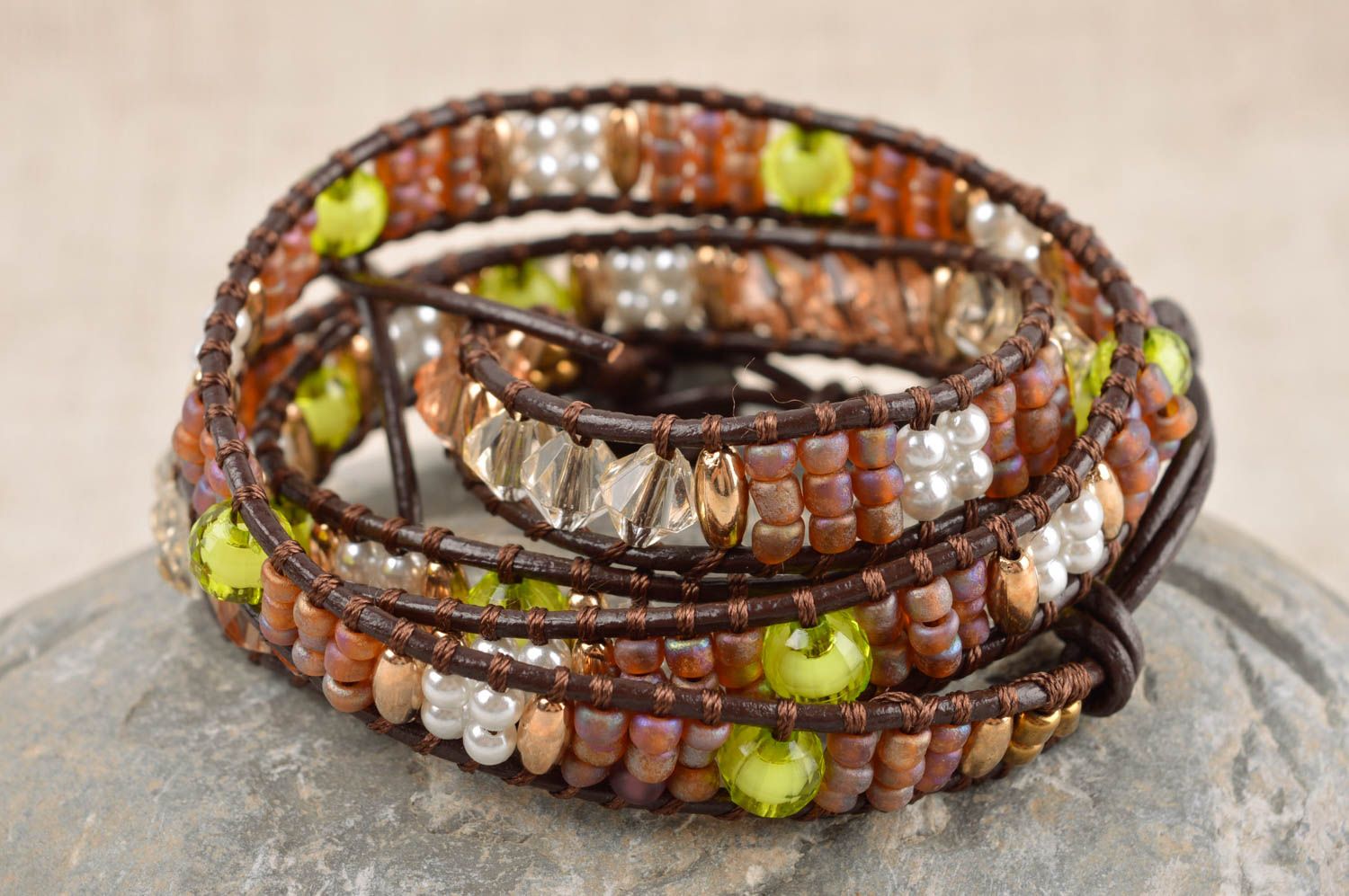 Handmade bracelet designer jewelry wrap bracelet fashion accessories cool gifts photo 1