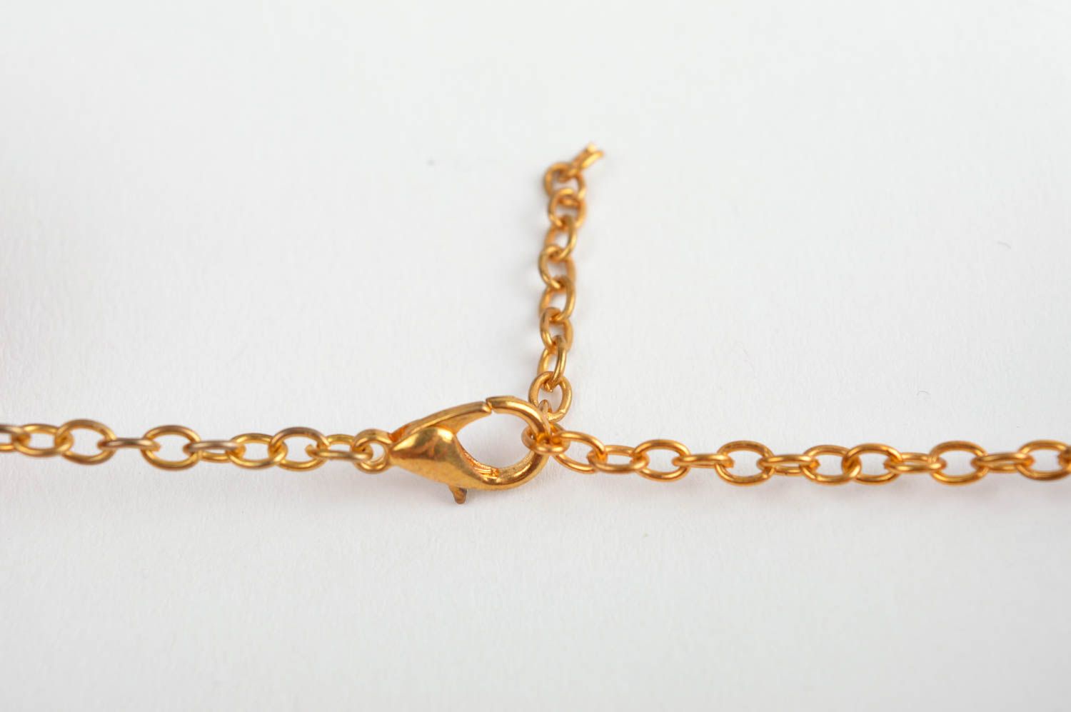 Stylish handmade textile necklace braided thread necklace gemstone bead necklace photo 4