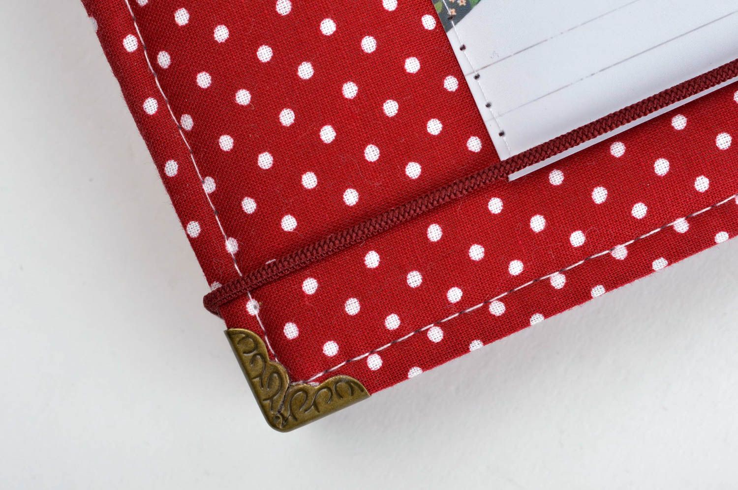 Schönes Notizbuch handmade Design Tagebuch Geschenk für Freundin Notiz Buch rot foto 5