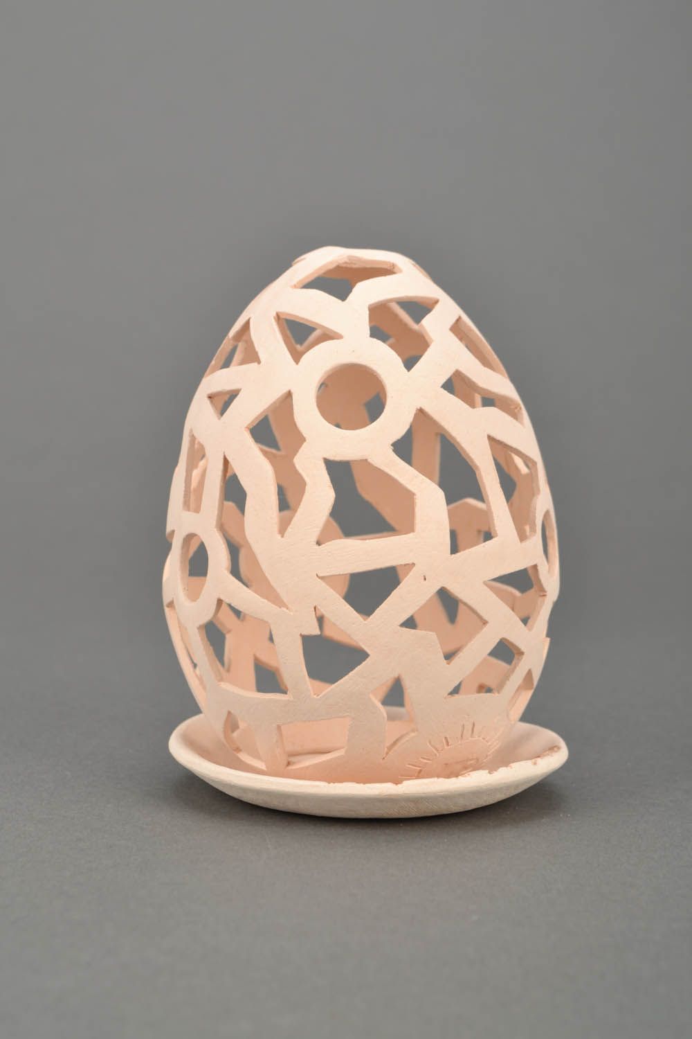 Candelero de cerámica “Huevo” foto 3