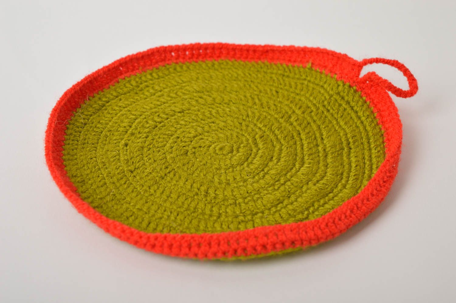 Handmade kitchen decor place mat crochet placemats hot pad cup coaster photo 2