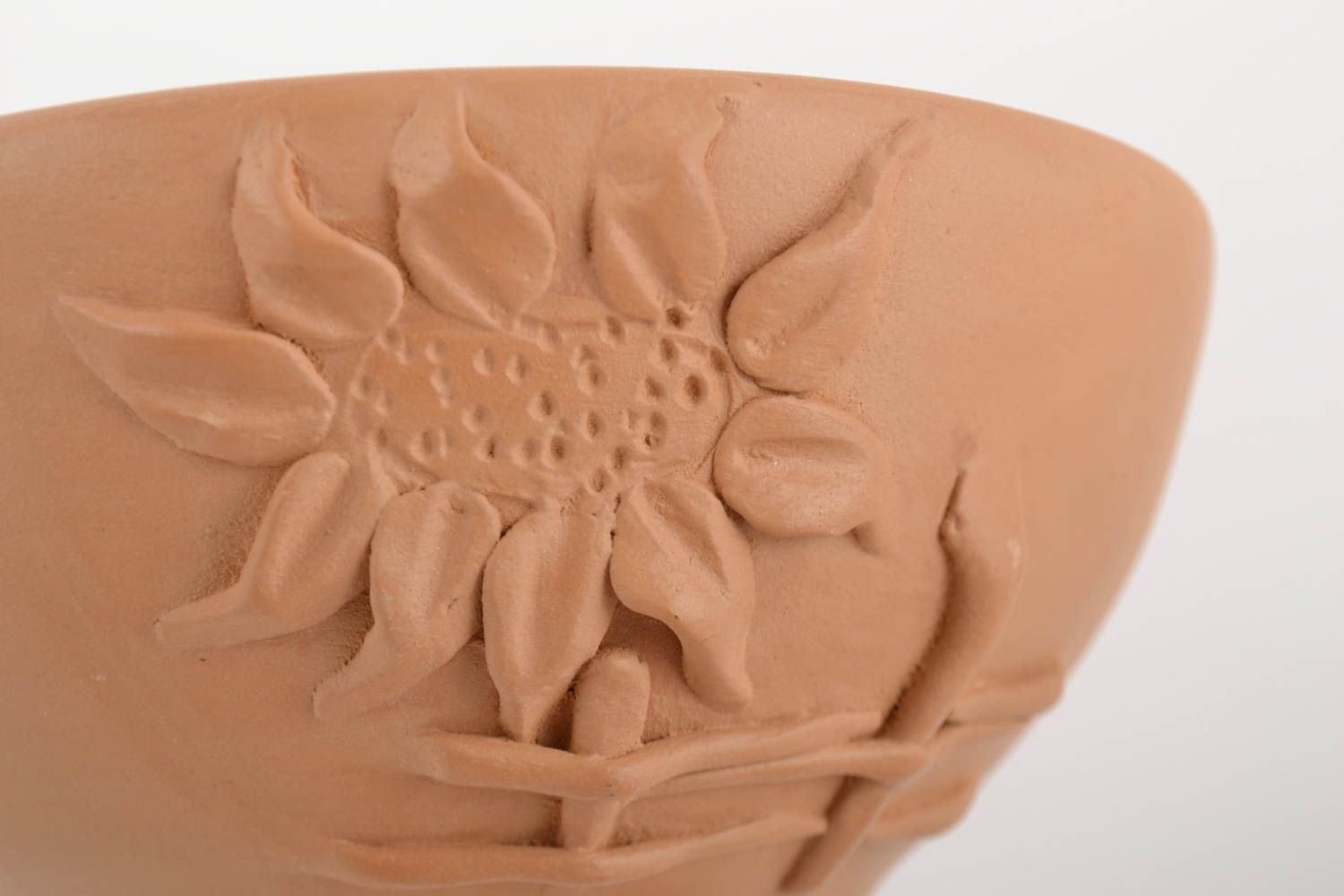 Ceramic set of handmade pottery pots 75 ml bowls 500 and 400 ml photo 4