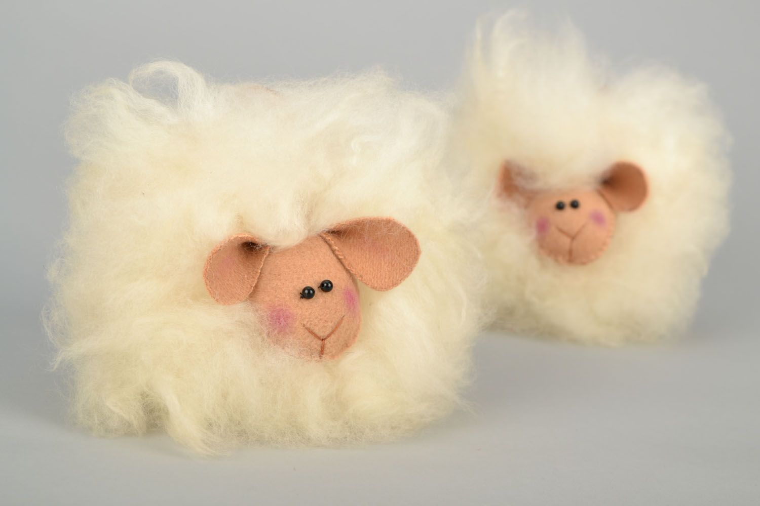 Unusual soft toy Fluffy Sheep photo 1
