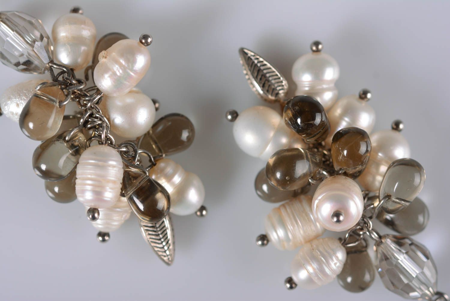 Handmade lange Perlen Ohrringe Designer Schmuck Accessoires für Frauen foto 2