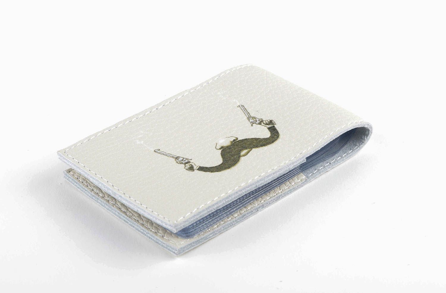 Handmade business card holder unusual wallet purse for women gift ideas photo 1
