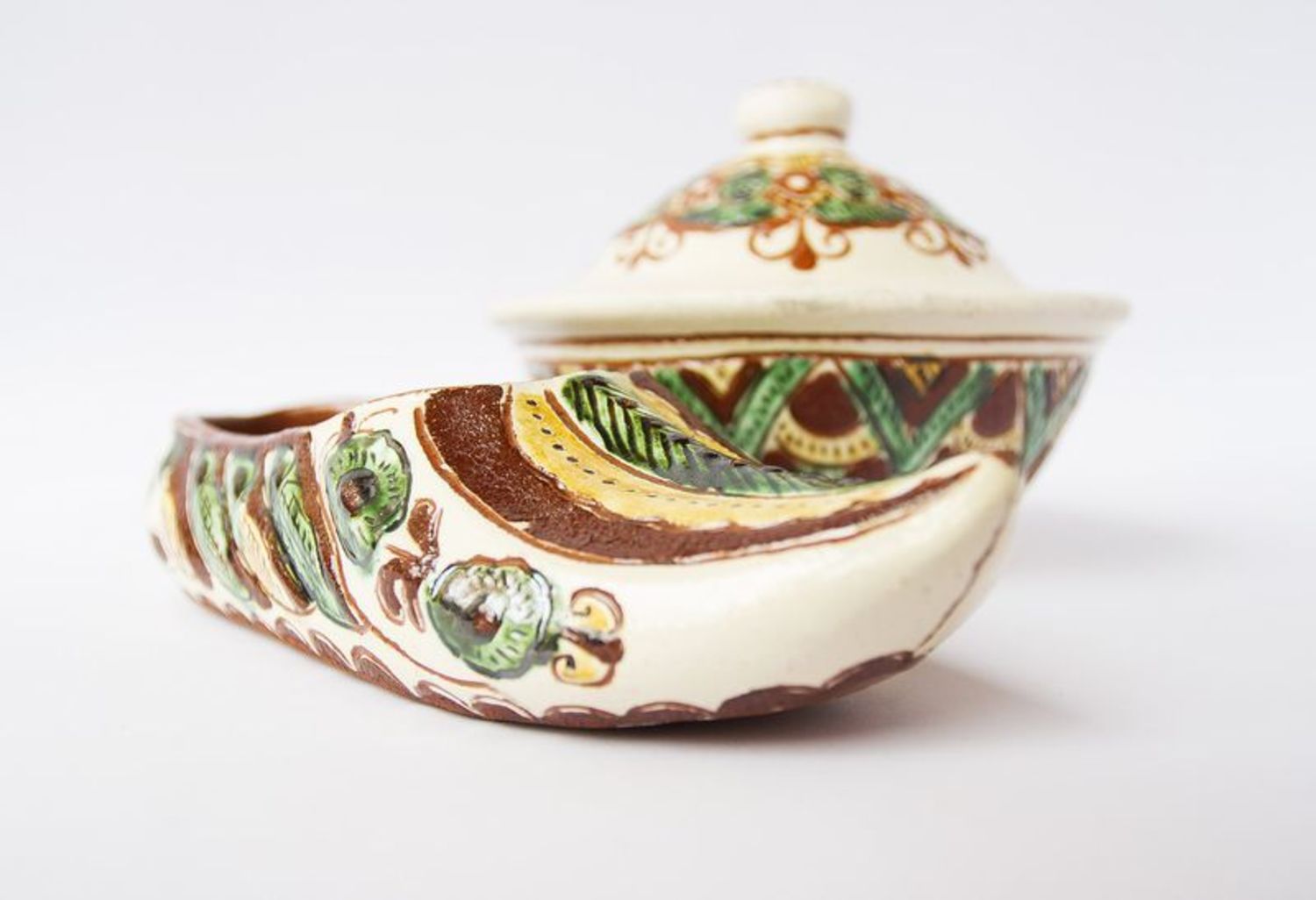 Ceramic ashtray in the form of clog photo 4