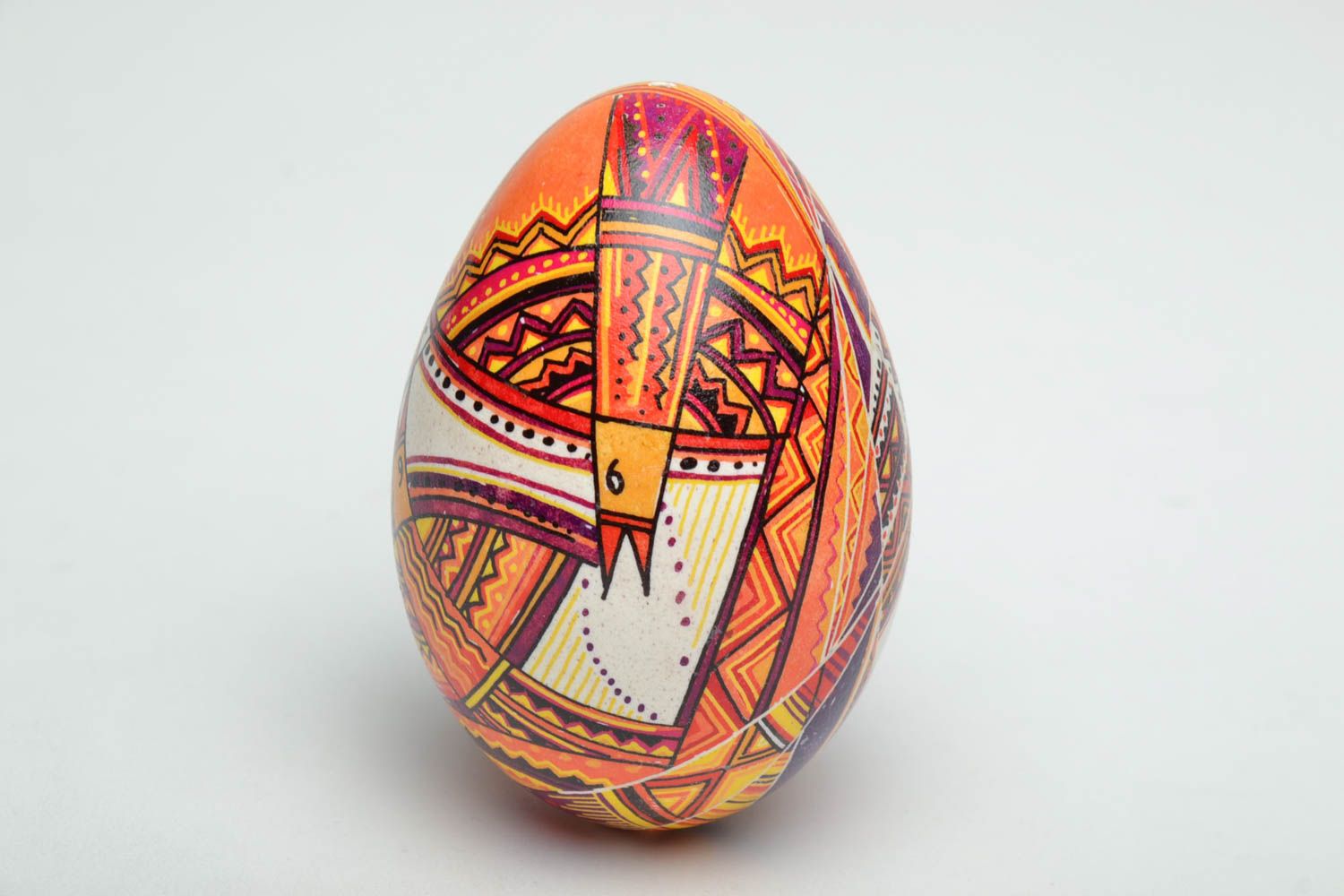 Easter egg painted with aniline dyes photo 3