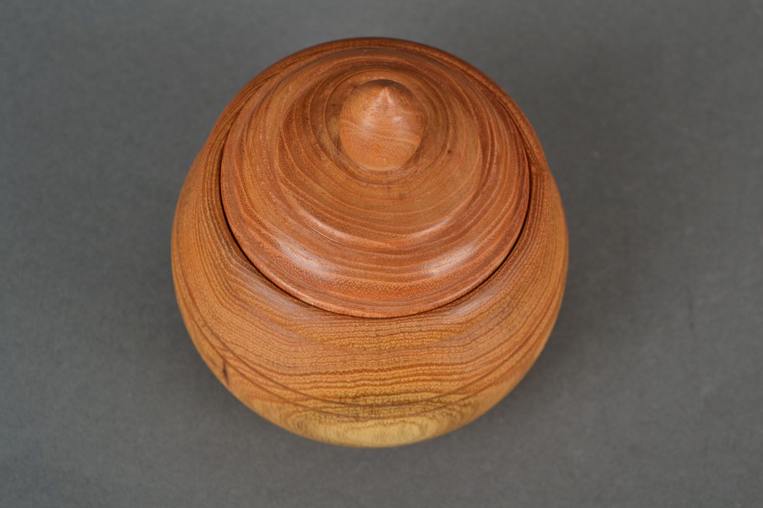Handmade wooden pot photo 3
