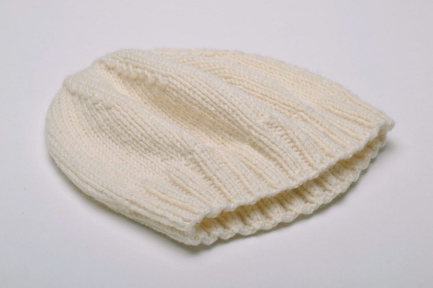 Children's knitted hat Angel photo 4