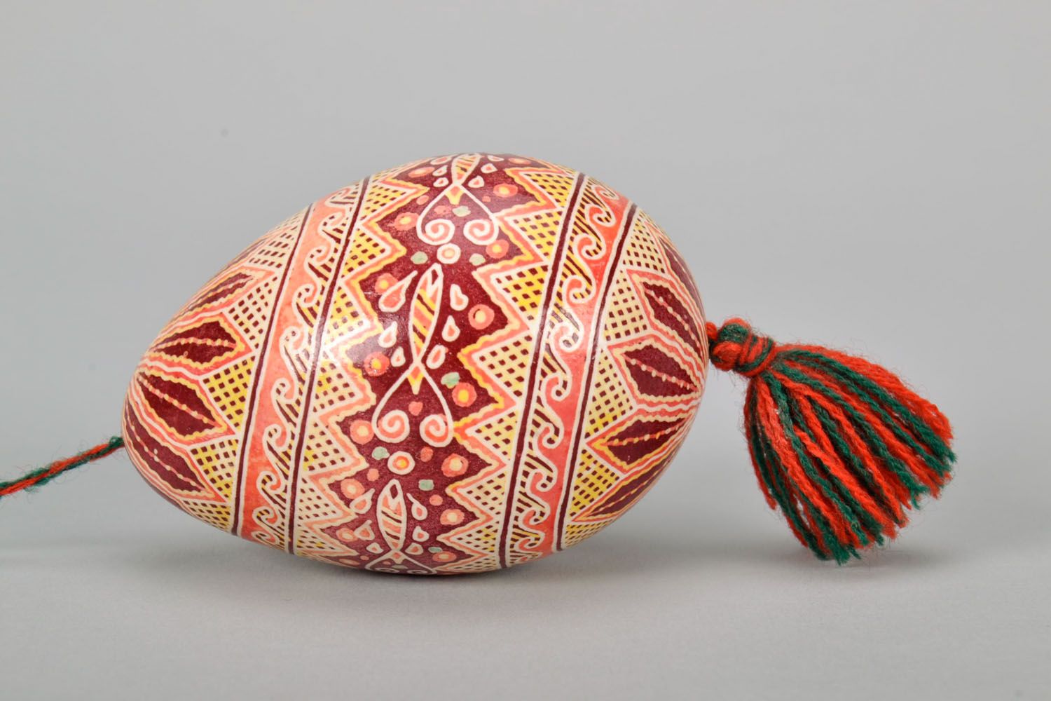 Decorative egg with patterns photo 3